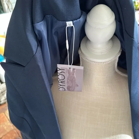 DYROSY Navy Suit with Gold Buttons - Picture 10 of 16
